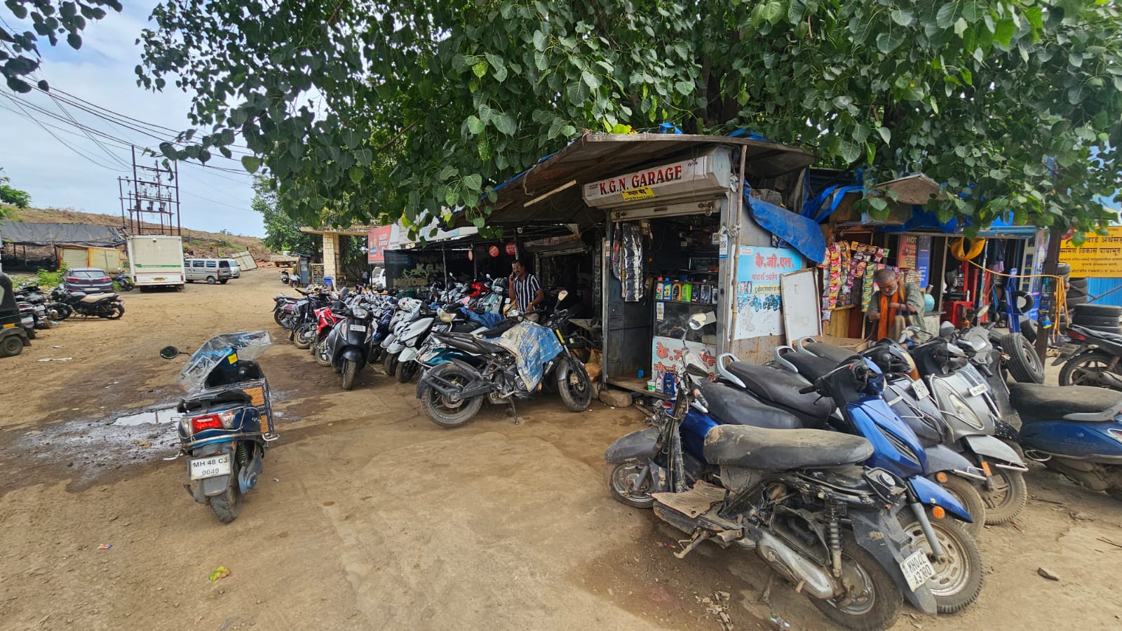 Motorcycle engine repair